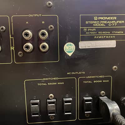 Pioneer M-77 and C-77 set (same SPEC 1 and SPEC 2) image 11