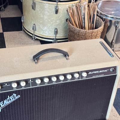 Fender Super Sonic 60 watt 1x12” Tube Combo Amp - Blonde image 3