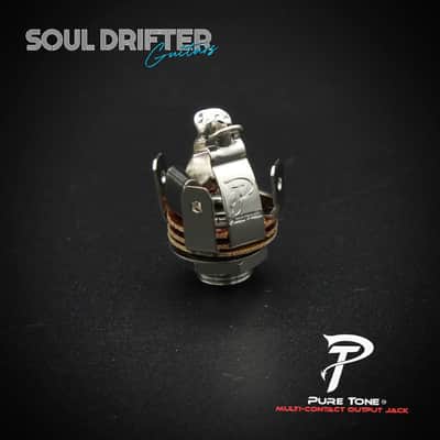 Pure Tone STEREO Multi-Contact 1/4″ Output Jack - Nickel image 1