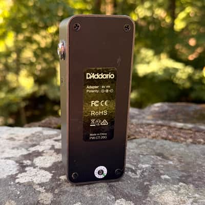 D'Addario PW-CT-20 Chromatic Pedal Tuner 2017 - Present - Black / Silver image 3