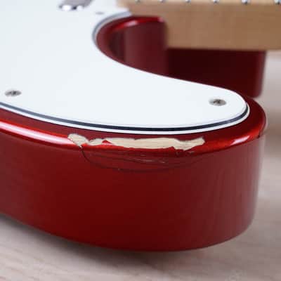Fender Traditional '70s Telecaster Ash MIJ 2017 Candy Apple Red Japan w/ Bag image 7