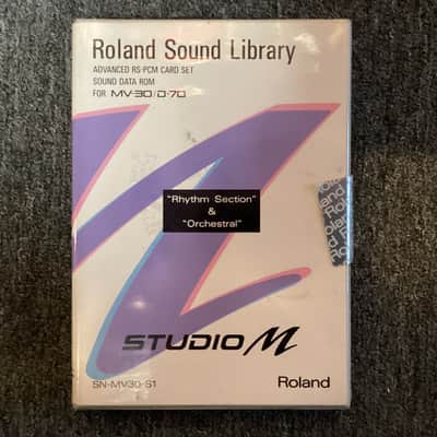 Roland Sound Library for MV-30 D-70 SN-MV30-02 SN-MV-30-01