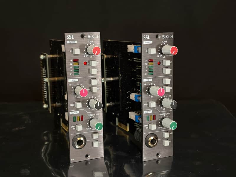 Solid State Logic (PAIR of) SiX CH 500-Series Channel Strip Module (2x) 2024 - Grey image 1