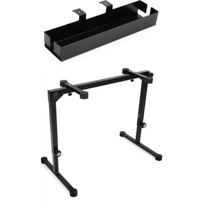 K&M Omega Pro Keyboard Stand 18820 with Cable Organizer image 1