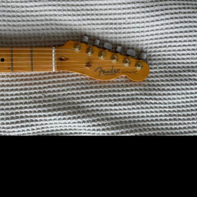 Fender Rarities Series Red Mahogany Top Telecaster with Maple Fretboard, Gold Hardware 2019 - Natural Bild 5