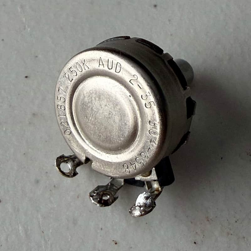 1965 Stackpole Solid Shaft 250k Pot for Telecaster Jaguar Jazzmaster P-Bass or Jazz Bass (E-193) image 1