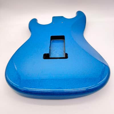 HooDoo Stratocaster Body Alder Sparkle Blue hsb6385 image 8