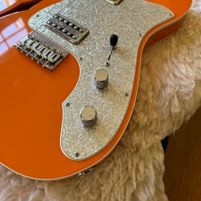 Fender Limited Edition Parallel Universe Series Deluxe Thinline Super Telecaster 2018 - Orange image 2