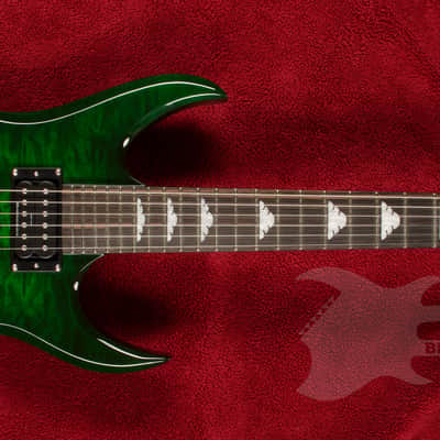 B.C. Rich Rich Bich Legacy (Rich "B") Transparent Green image 2