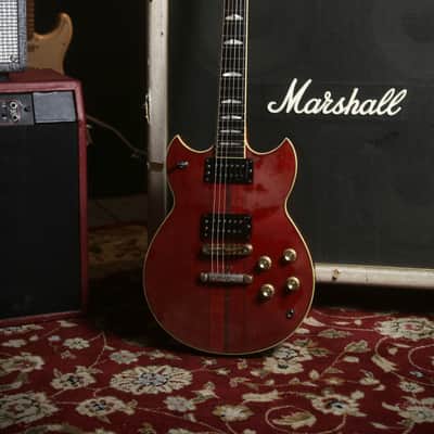 Yamaha SG-1500, Made in Japan 1980s - Persimmon Red image 1