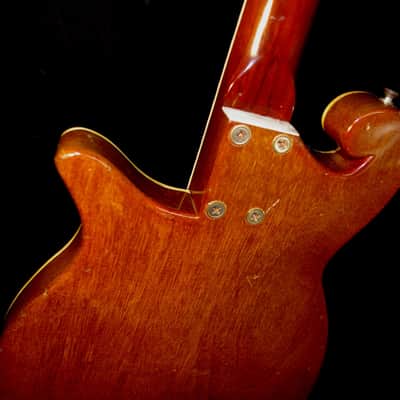 Premier Multi-Vox E275 1958 Natural Mahogany. THE SCROLL GUITAR. Incredible & Rare. Collectible.. image 7