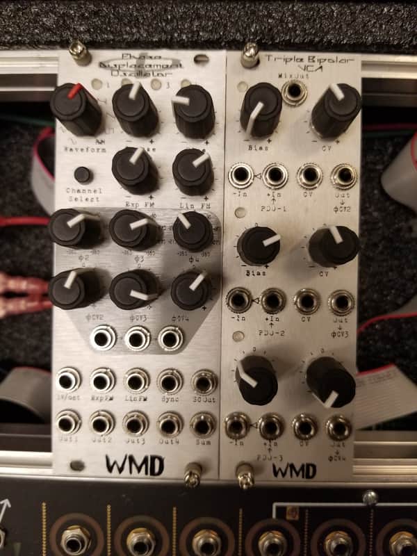 WMD Phase Displacement Oscillator (PDO) MK1 + Triple Bipolar VCA (Silver) image 1