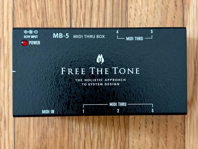 【ジダン】FREE THE TONE MB-5 MIDI THRU BOX Free The Tone MB-5 MIDI Thru Box Black | Reverb