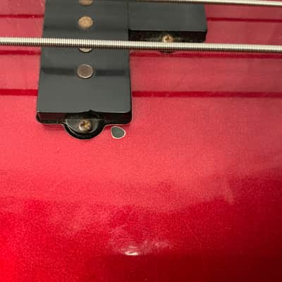 Kramer Striker 700ST Bass Guitar - Red MISSING NECK STRAP STUD image 19