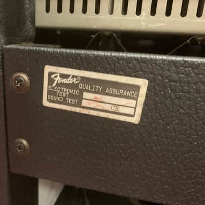 Fender Super 60 2-Channel 60-Watt 1x12" Guitar Combo 1988 - 1992 - Black image 2