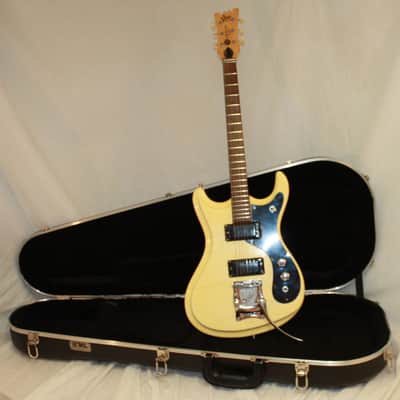 Mosrite Ventures Mark V Guitar 1966 White image 1