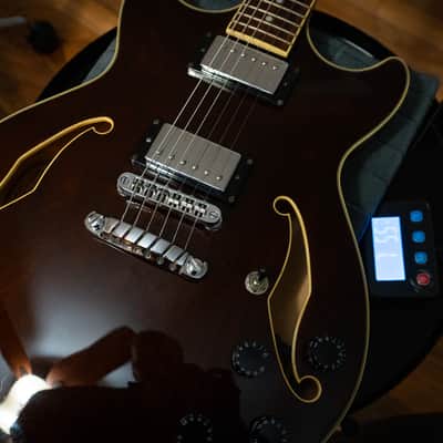Ibanez AM73 Artcore – Transparent Brown – 2002–2007 – Very Good Condition image 12