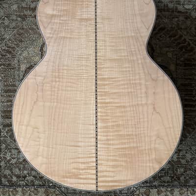 Eastman AC630-BD Jumbo Acoustic Guitar in Blonde w/ Hard Case & Free Pro Setup image 12