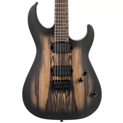 Cort KX500-NBB KX Series Pale Moon Ebony Top Roasted Maple & Walnut, 5-Ply Laminated Neck 6-String Electric Guitar image 4
