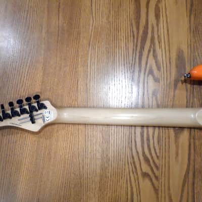 2013 KRAMER Pacer Vintage Steel Panther Satchel Signature Model Orange Burst Tiger Stripe Floyd Rose image 13