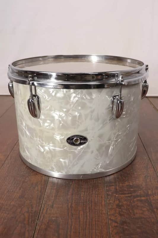 Slingerland 9x13" Concert Rack Tom Drum White Marine Pearl Vintage 1970's #2 image 1
