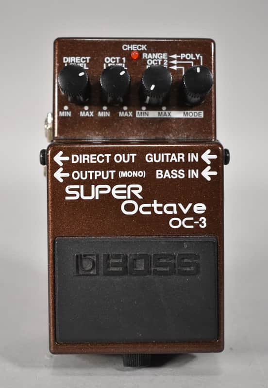 Boss OC-3 Super Octave (Dark Gray Label) 2003 - Present Brown image 1