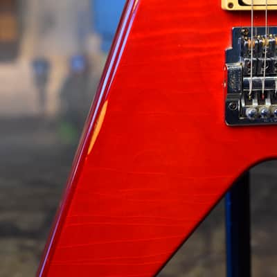 Hamer Flying V KK Downing 1980s Red Cherry image 9