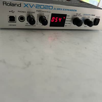 Roland XV-2020 64-Voice Expandable Digital Synthesizer Module 2002 - 2004 - Silver