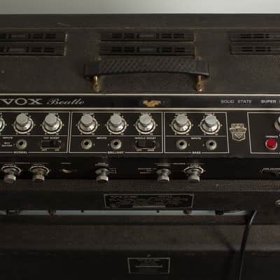 Vox  Beatle/Super Beatle Solid State *LOCAL PICKUP ONLY* Head and Cabinet Amplifier (1967), ser. #1053756. image 6