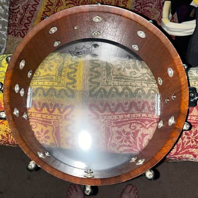 Brady 14x5.5 Jarrah Stave Snare Drum Early ’90s image 8