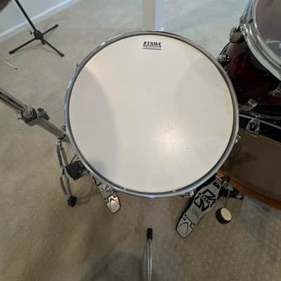 Tama VP52KRSTRB Silverstar 10/12/16/22/5x14" 5pc Birch Shell Pack 2010s - Transparent Red Burst image 8