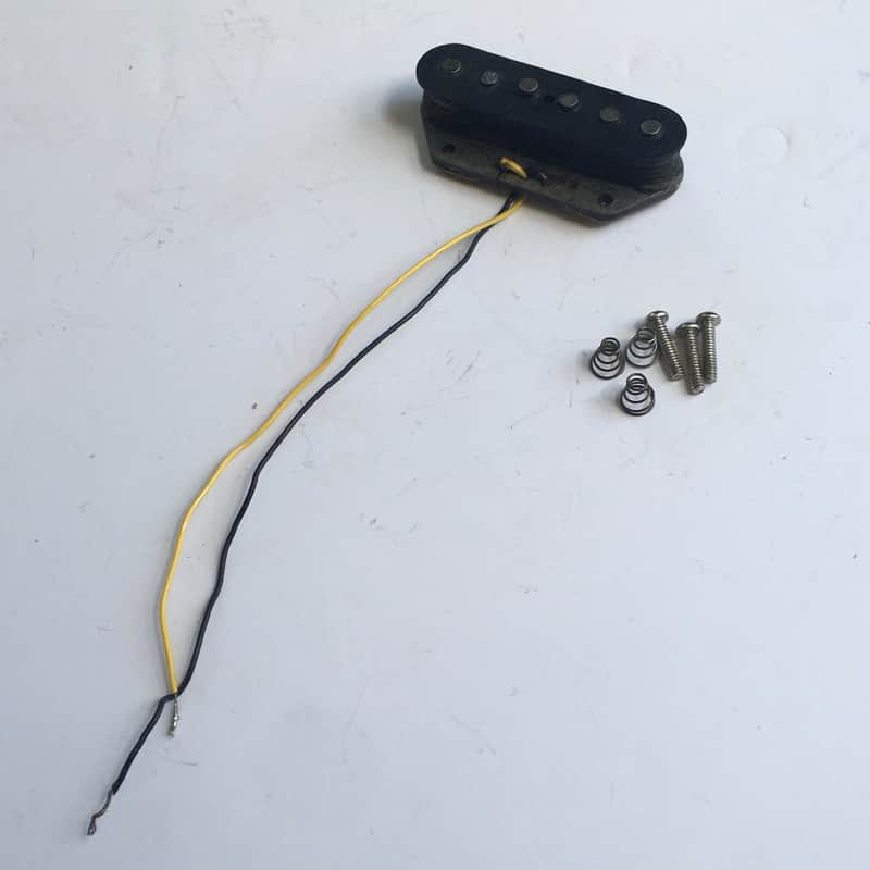 Vintage 1970s Fender USA Fullerton Era Telecaster Bridge Pickup Grey Bobbin 6.5K image 1