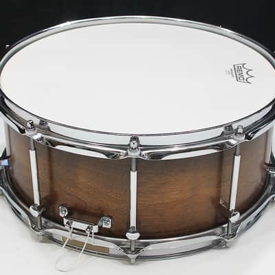 Noble & Cooley Solid Shell Classic Birch 6" x 14" Snare Drum w/ VIDEO! Espresso Satin Burst image 4