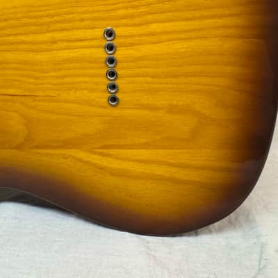 Fender 2016 Limited Edition American Standard Telecaster Figured Neck Guitar with Case 2015 - Cognac Burst / Rosewood fingerboard image 16