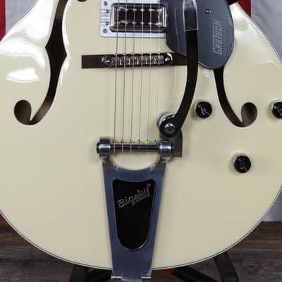 Gretsch G5420T Electromatic Classic Hollow Body Single-Cut with Bigsby - Two-Tone Vintage White / London Grey image 2