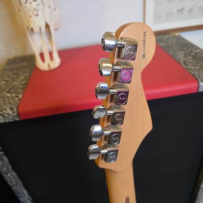 Fender Stratocaster Highway One USA LH Left Hand 2004 - Crimson Red Transparent Nitro Finish American Strat image 10