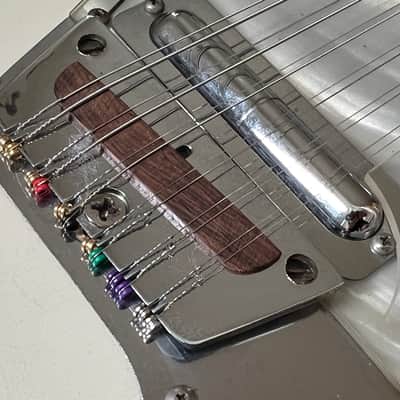 1967 Danelectro Vincent Bell Coral 12 String Electric Guitar White image 11