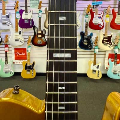 Fender 75th Anniversary American Ultra II Telecaster, Ebony Fingerboard, Liquid Gold image 10