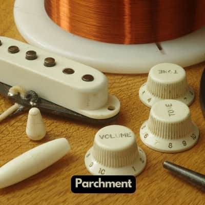Relic Vintage Style Stratocaster Strat Plastics Set Covers Knobs & Tips image 2
