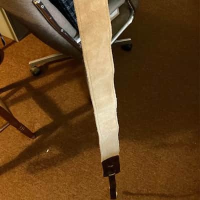 Unbranded (levys?) acoustic or electric guitar strap 2 tone soft 57x2.5 image 1