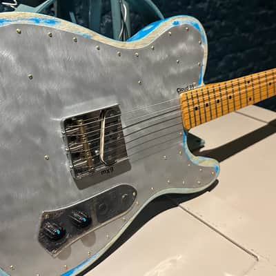 G&L Fallout Esquire 2020’s - Steel Top Blue Relic image 5