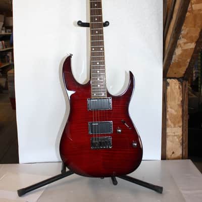 2006 Ibanez RGR421EXFM Blackberry Burst Electric Guitar With Gig Bag image 1