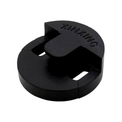 Genuine Tourte Round Cello Mute, Rubber, Two-Hole Bridge Fit-Mount, A World Standard image 1
