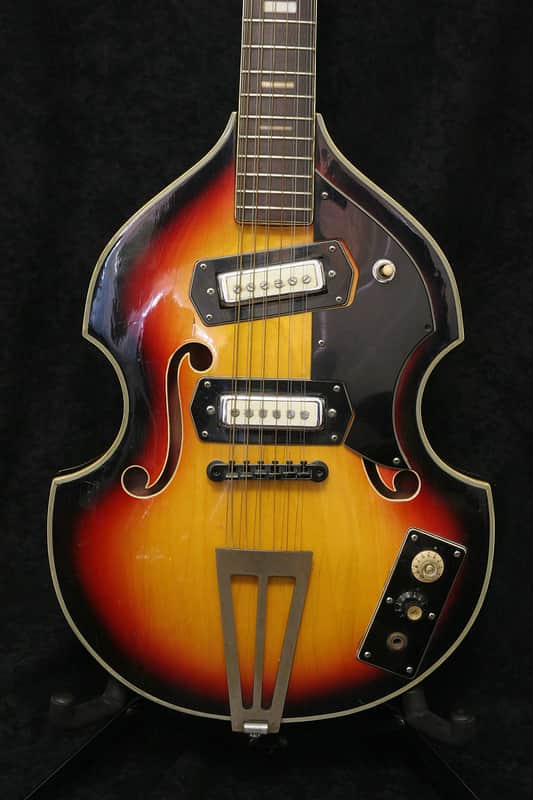 Royal Artist Bruno 1960's Sunburst 12 string image 1