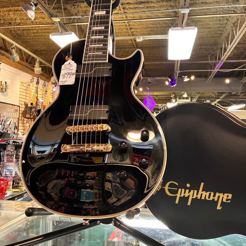 Epiphone Matt Heafy Les Paul Custom Origins - Black - w/ Case image 1