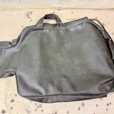 1960's Vintage Black Vinyl Short Scale Bass Guitar Gig Bag Case image 5