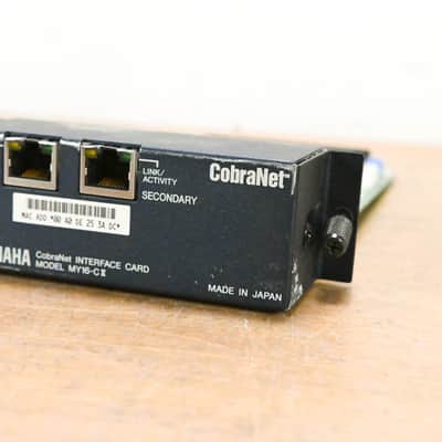 Yamaha MY16-CII CobraNet Network I/O Card CG0147B image 2