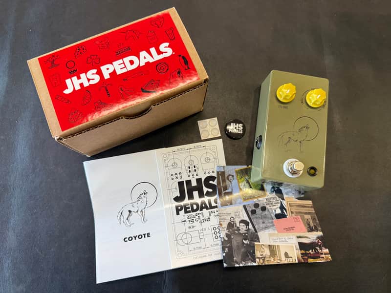 JHS Coyote Fuzz Pedal -3 Effects in one. 2026 - Olive- New! image 1