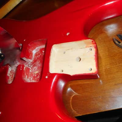 Schecter ST-1 Dream Machine 1983- Trans Red w/matching headstock 7.15 LBS image 12