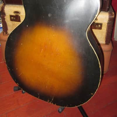Vintage 1950's Harmony Master Archtop Acoustic Guitar image 5